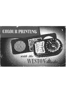 Weston Weston Master III manual. Camera Instructions.